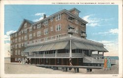 The Commander Hotel on the Boardwalk Postcard