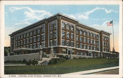 Central High School Postcard