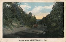 Scene Near Kutztown Pennsylvania Postcard Postcard Postcard