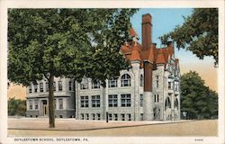 Doylestown School Postcard