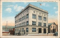 Municipal Building Charleroi, PA Postcard Postcard Postcard