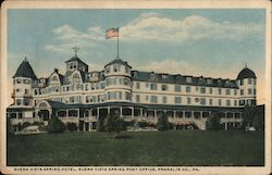 Buena Vista Spring Hotel, Buena Vista Spring Post Office Washington, PA Postcard Postcard Postcard