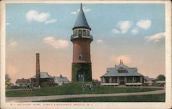 Rhode Island Soldiers' Home, Tower & Buildings Bristol, RI Postcard Postcard Postcard