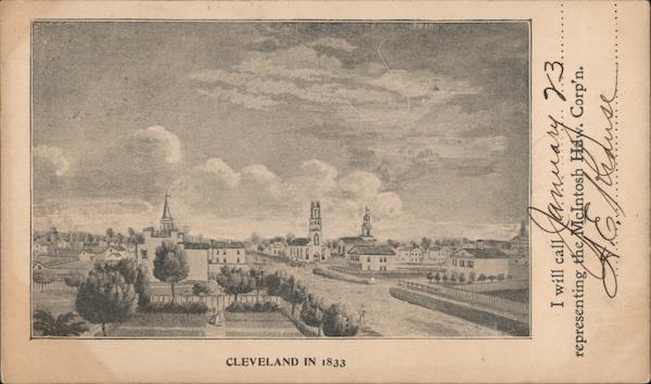 Cleveland in 1883 Ohio