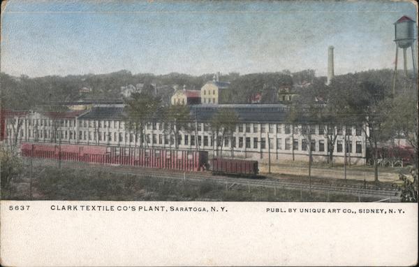 Clark Textile Co's Plant Saratoga New York