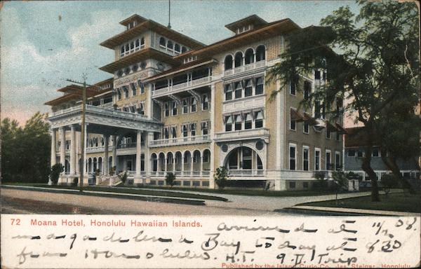 Moana Hotel Honolulu Hawaii