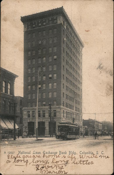 National Loan Exchange Bank Bldg. Columbia South Carolina