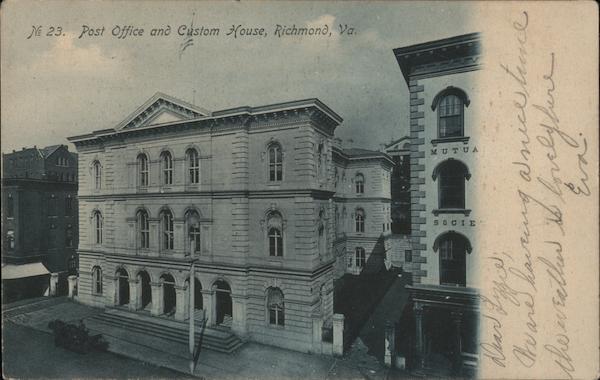 Post Office and Custom House Richmond Virginia