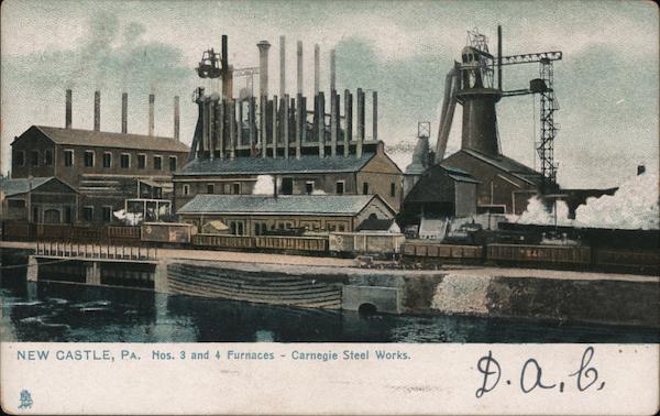 Nos. 3 and 4 Furnaces Carnagie Steel Works New Castle Pennsylvania