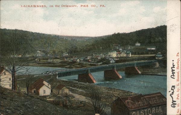 On the Delaware, Pike Co. Lackawaxen Pennsylvania