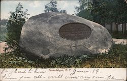 Gen.John Sullivan and the Continental Army Passed by This Spot in 1779 Canandaigua, NY Postcard Postcard Postcard