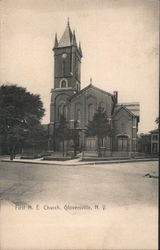 First M.E. Churh Gloversville, NY Postcard Postcard Postcard