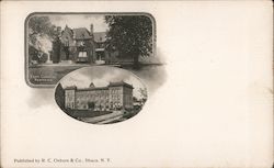 Ezra Cornell Residence, N.Y. State Veterinary College Postcard