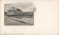 The Present Cornell Navy Boat House Postcard