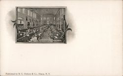 Reading Room, Interior of Library, Cornell University Ithaca, NY Postcard Postcard Postcard