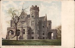 The Geo. A Joslyn Residence Postcard