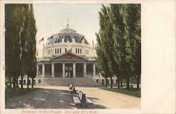 Entrance to Salt Palace Postcard