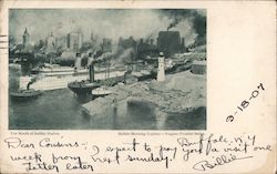 The Mouth of Buffalo Harbor Postcard