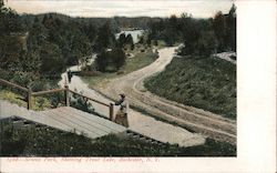 Senaca Park, Showing Trout Lake Rochester, NY Postcard Postcard Postcard