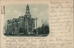 Sumner County Court House and Jail Postcard