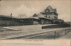 Union Station Springfield, MA Postcard Postcard Postcard