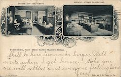 Dressmaking Dept. & Physical Science Lab., State Manual Training School Pittsburg, KS Postcard Postcard Postcard