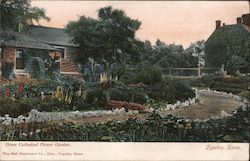 Grace Cathedral Flower Garden Postcard