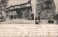 Dix Street Schools Postcard