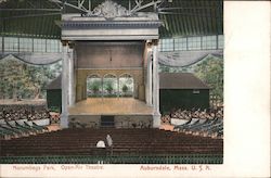 Norumbega Park, Open-Air Theatre Auburndale, MA Postcard Postcard Postcard