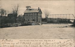 Rome City Water Works Power House Postcard