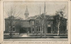 Brocton High School New York Postcard Postcard Postcard