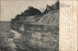 Cliffs at Gratiot's Point Postcard