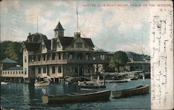 Hunter Club Boat House Nyack, NY Postcard Postcard Postcard