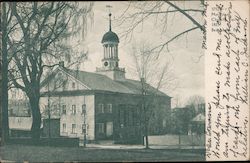 Moravian Church, Built 1809 Postcard