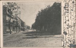 Main Street, Looking South From High Street Postcard