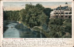 Scenes at Riverton Park Postcard