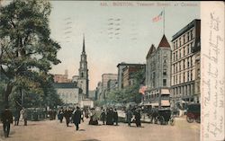 Tremont Street at Common Postcard