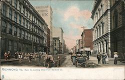 Main Street Looking West from Eleventh Street Postcard