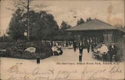 The Sand Court, Branch Brook Park Postcard