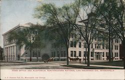 Home Office and Auditorium, Northwestern National Life Insurance Co. Postcard