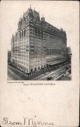 Waldorf-Astoria New York City, NY Postcard Postcard Postcard