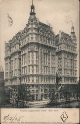 Ansonia Apartment Hotel New York, NY Postcard Postcard Postcard