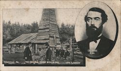 The Original Drake Well in 1861- Col. Drake Titusville, PA Postcard Postcard Postcard