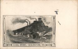 Coal Mine Scranton, PA Postcard Postcard Postcard