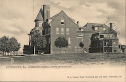 Pottstown Hospital, North Charlotte Street Postcard