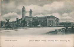 Carnegie Library, Schenley Park Pittsburgh, PA Postcard Postcard Postcard