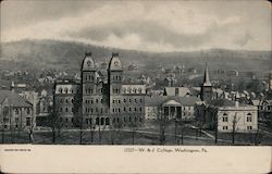 W & J College Postcard