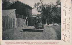 The Original Well Dug by Benjamin Franklin, 1756 Weissport, PA Postcard Postcard Postcard