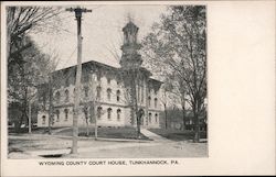 Wyoming County Court House Postcard