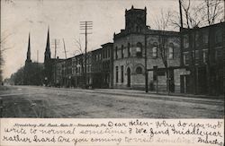 Stroudsburg National Bank, Main Street Pennsylvania Postcard Postcard Postcard